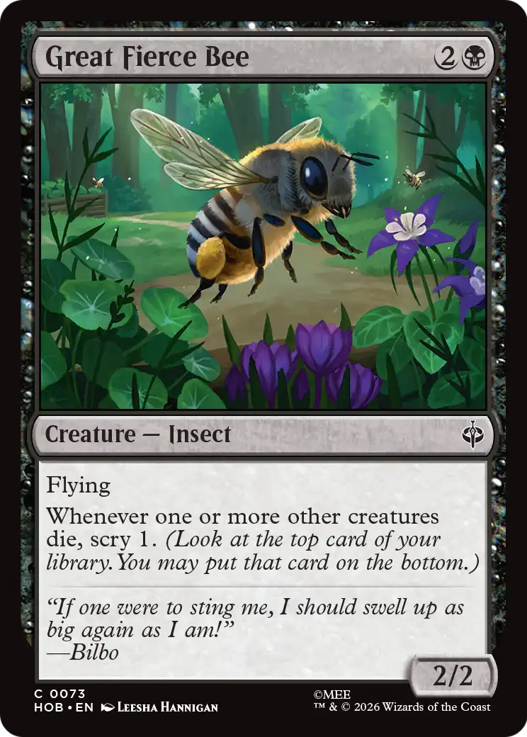 Great Fierce Bee [The Hobbit] | Deep Dive Games St. Marys