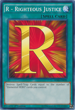 R - Righteous Justice [SDHS-EN030] Common | Deep Dive Games St. Marys