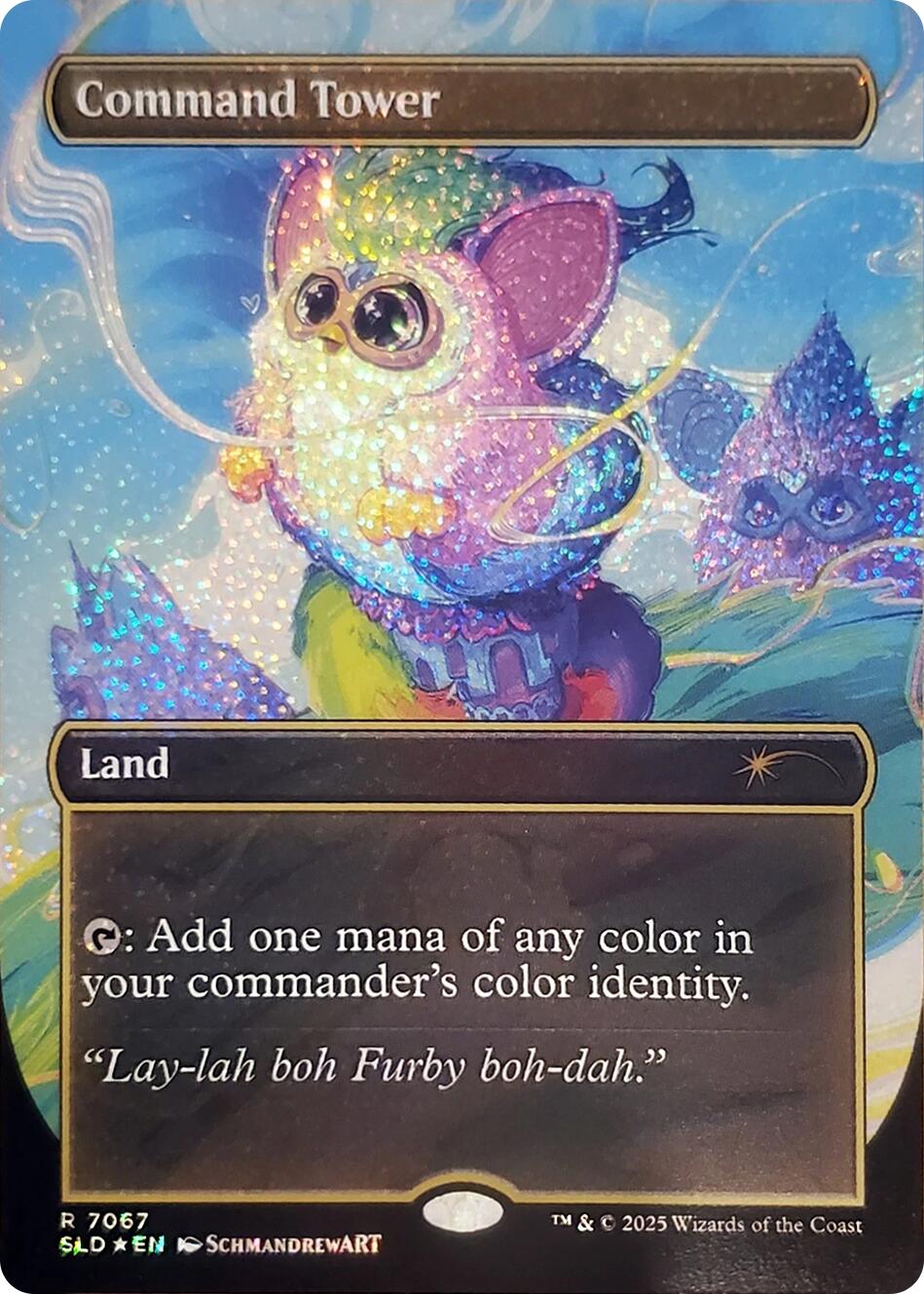 Command Tower (7067) (Confetti Foil) [Secret Lair Drop Series] | Deep Dive Games St. Marys
