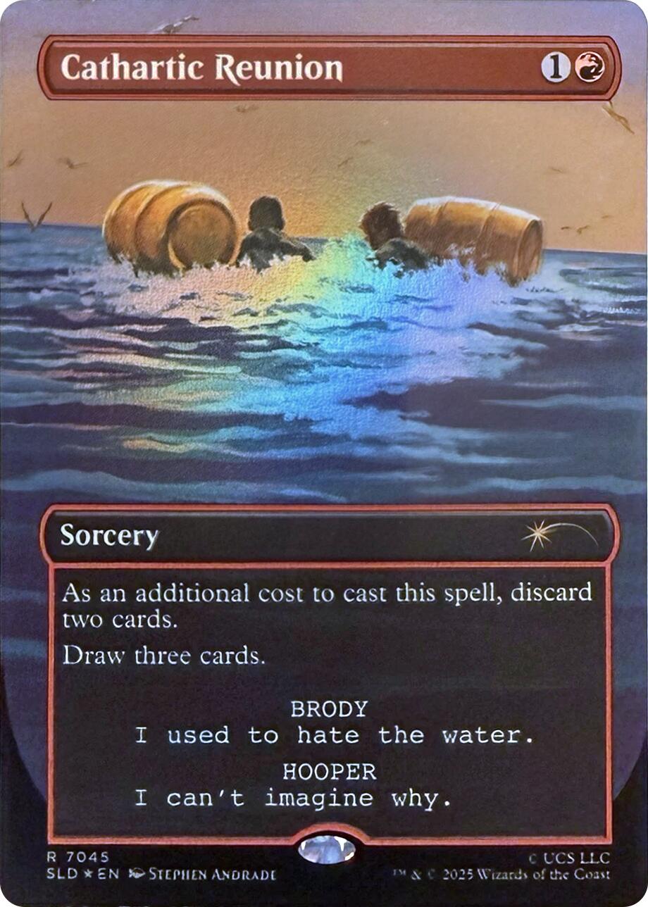 Cathartic Reunion (7045) (Rainbow Foil) [Secret Lair Drop Series] | Deep Dive Games St. Marys
