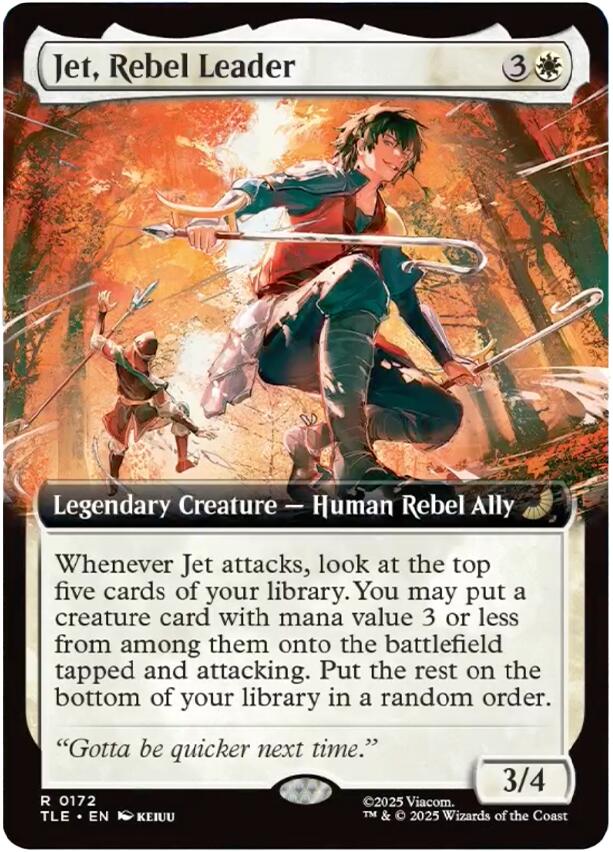 Jet, Rebel Leader (Extended Art) [Avatar: The Last Airbender: Eternal-Legal] | Deep Dive Games St. Marys