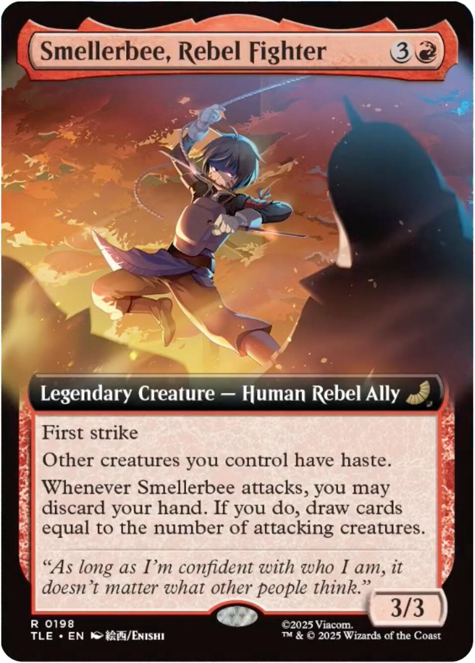 Smellerbee, Rebel Fighter (Extended Art) [Avatar: The Last Airbender: Eternal-Legal] | Deep Dive Games St. Marys