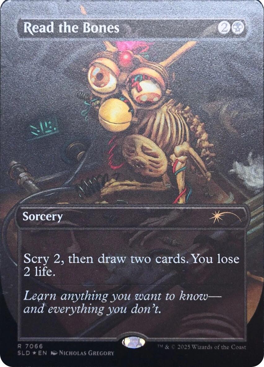 Read the Bones (Rainbow Foil) [Secret Lair Drop Series] | Deep Dive Games St. Marys