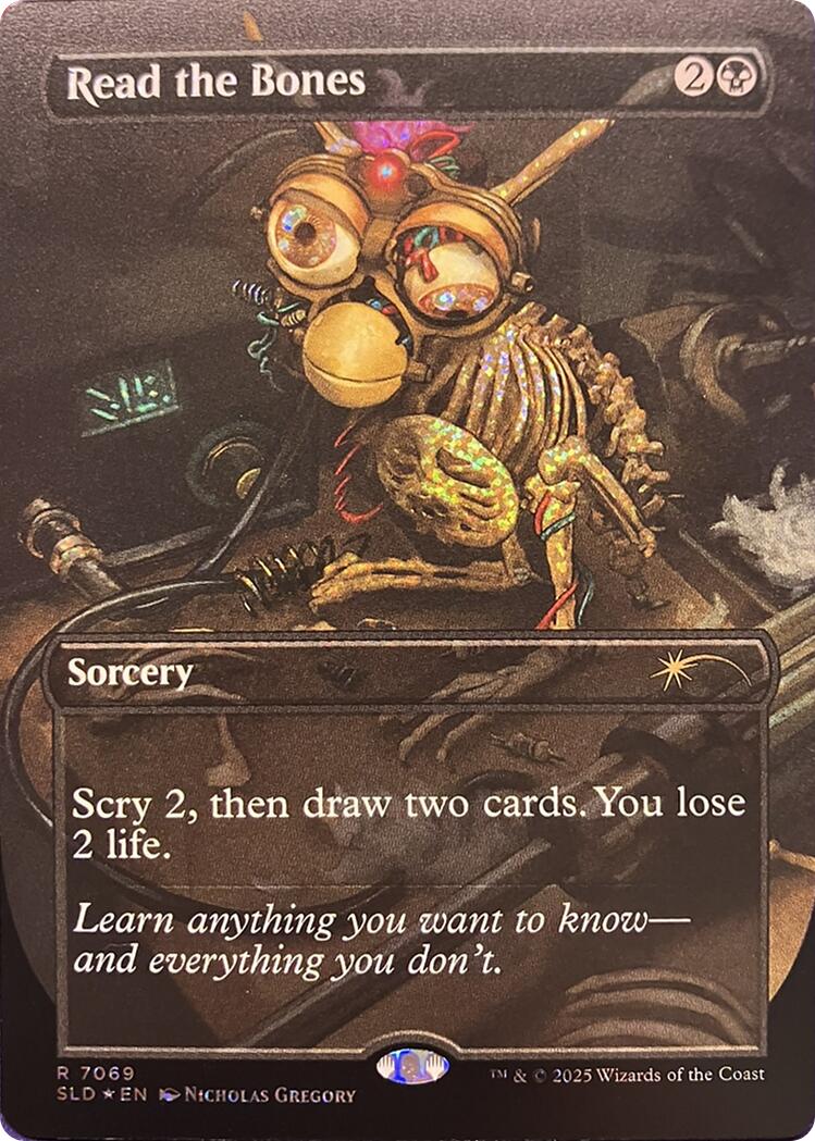 Read the Bones (Confetti Foil) [Secret Lair Drop Series] | Deep Dive Games St. Marys