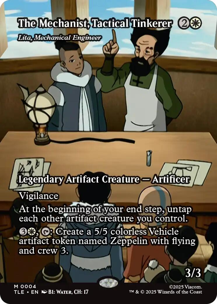 The Mechanist, Tactical Tinkerer - Lita, Mechanical Engineer (Borderless) [Avatar: The Last Airbender: Eternal-Legal] | Deep Dive Games St. Marys