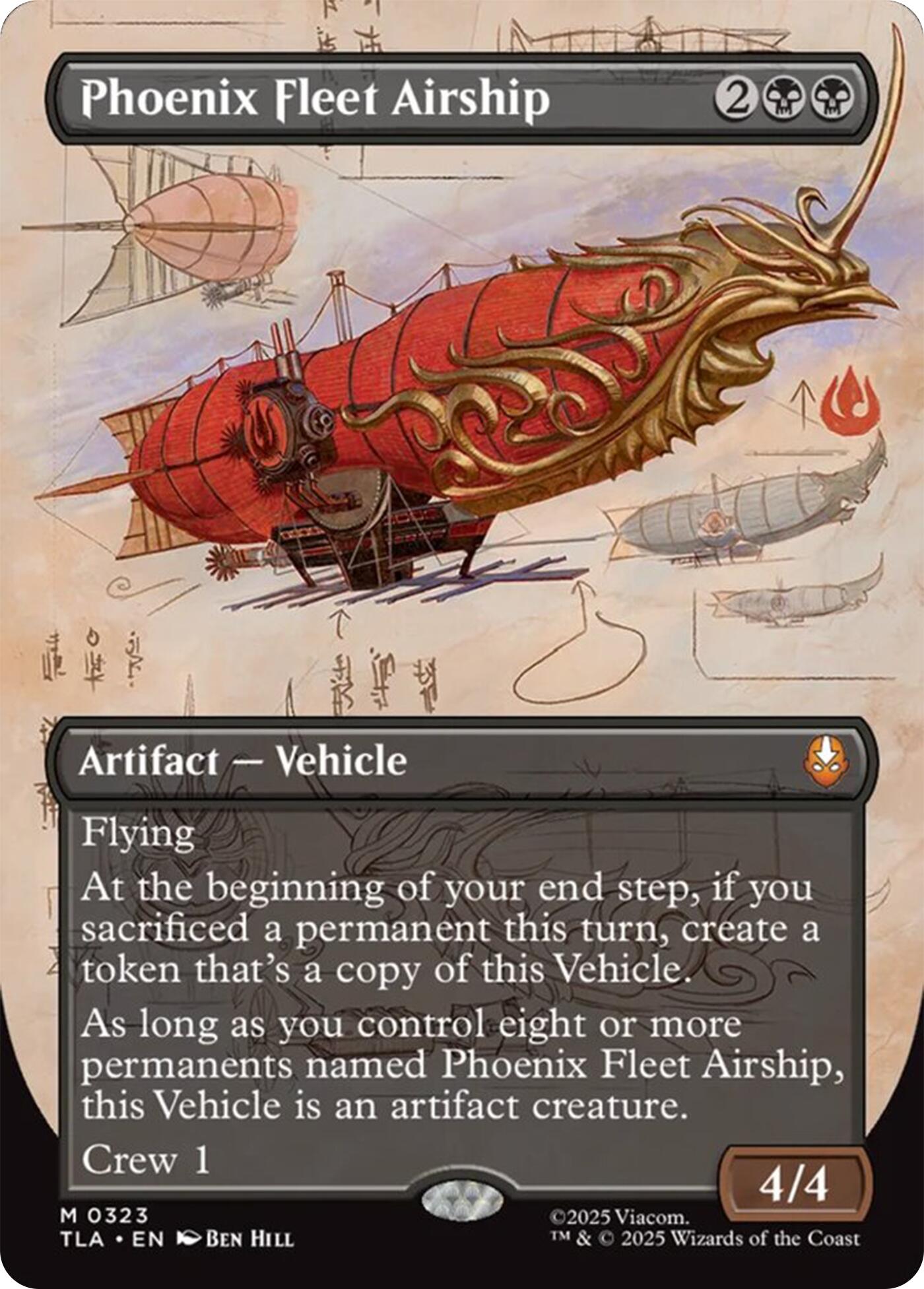 Phoenix Fleet Airship (Borderless) [Avatar: The Last Airbender] | Deep Dive Games St. Marys