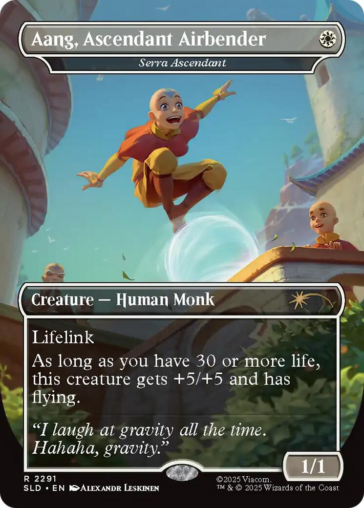 Aang, Ascendant Airbender - Serra Ascendant [Secret Lair Drop Series] | Deep Dive Games St. Marys