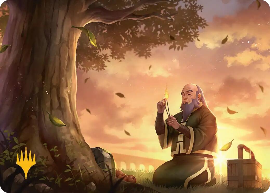 Bastion of Remembrance Art Card (Gold-Stamped Planeswalker Symbol) [Avatar: The Last Airbender Art Series] | Deep Dive Games St. Marys