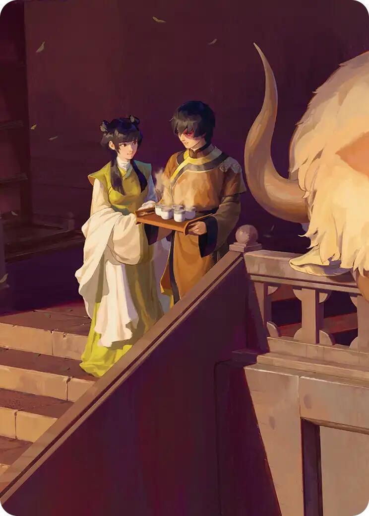 Mai and Zuko Art Card [Avatar: The Last Airbender Art Series] | Deep Dive Games St. Marys