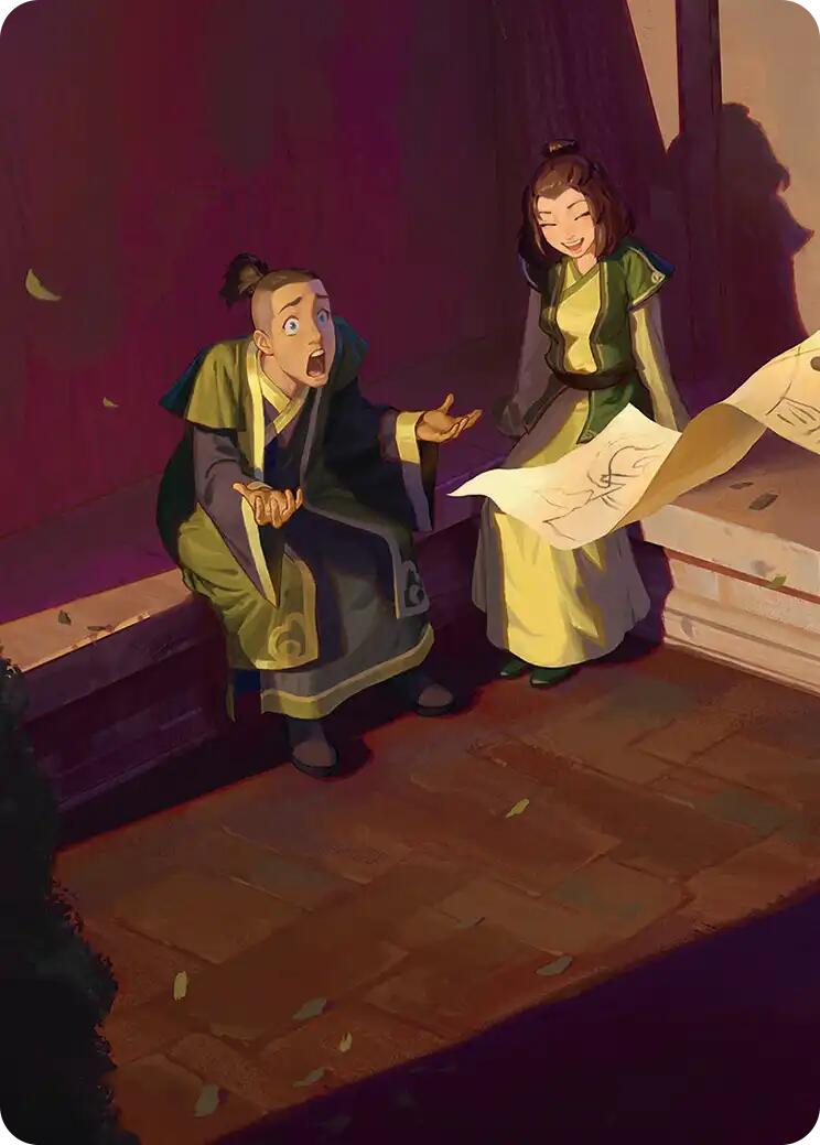 Sokka and Suki Art Card [Avatar: The Last Airbender Art Series] | Deep Dive Games St. Marys
