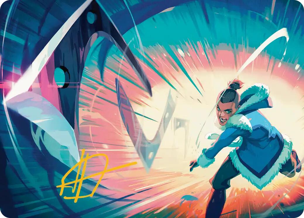 Trusty Boomerang Art Card (Gold-Stamped Signature) [Avatar: The Last Airbender Art Series] | Deep Dive Games St. Marys