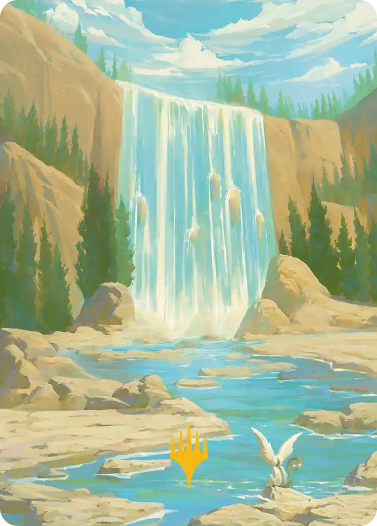 Island Art Card (Gold-Stamped Signature) [Avatar: The Last Airbender Art Series] | Deep Dive Games St. Marys