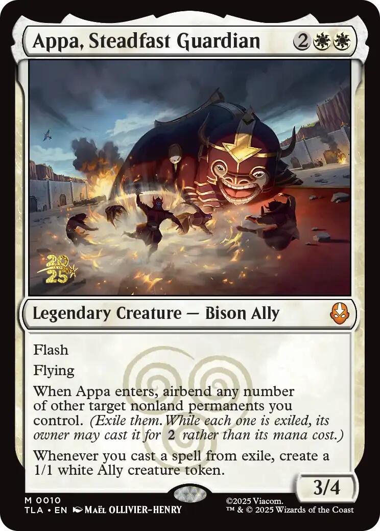 Appa, Steadfast Guardian [Avatar: The Last Airbender Prerelease Cards] | Deep Dive Games St. Marys