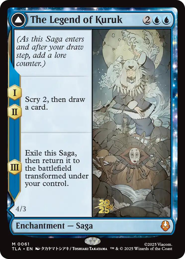 The Legend of Kuruk [Avatar: The Last Airbender Prerelease Cards] | Deep Dive Games St. Marys