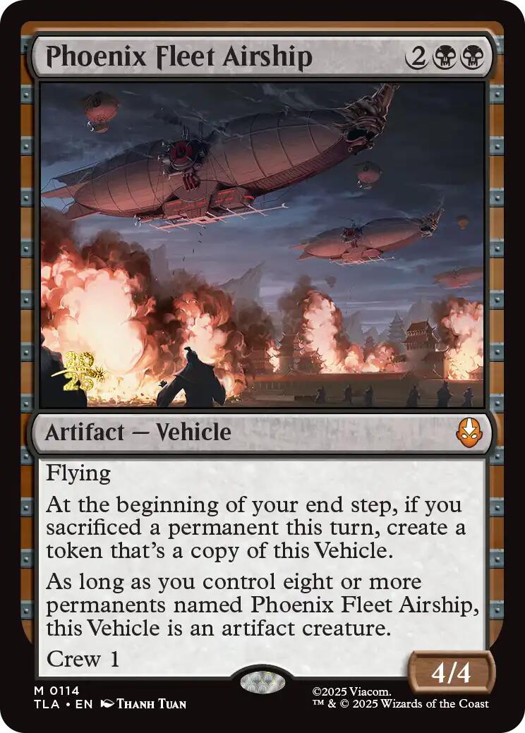 Phoenix Fleet Airship [Avatar: The Last Airbender Prerelease Cards] | Deep Dive Games St. Marys