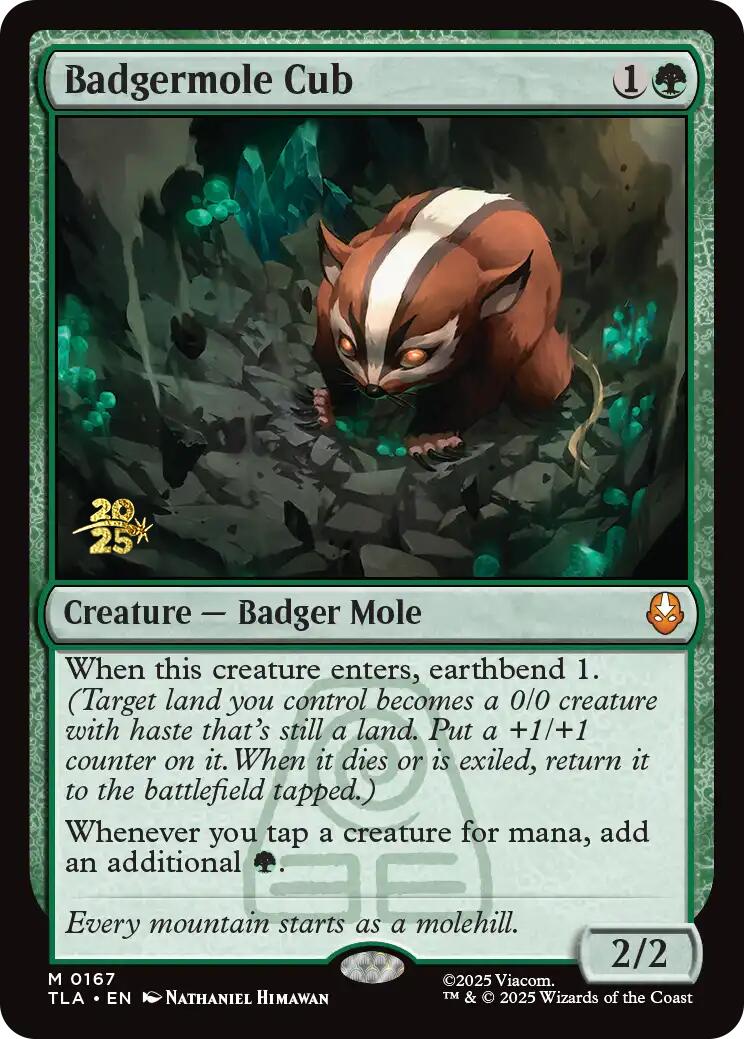 Badgermole Cub [Avatar: The Last Airbender Prerelease Cards] | Deep Dive Games St. Marys