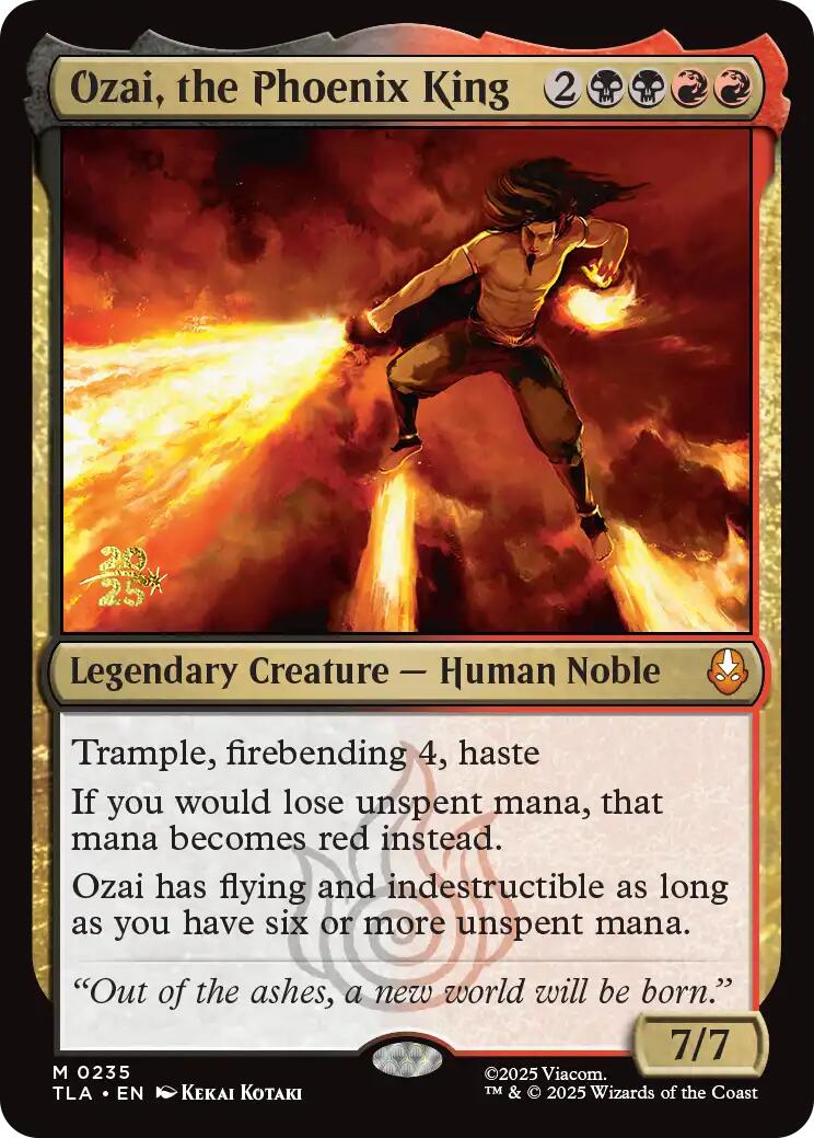 Ozai, the Phoenix King [Avatar: The Last Airbender Prerelease Cards] | Deep Dive Games St. Marys
