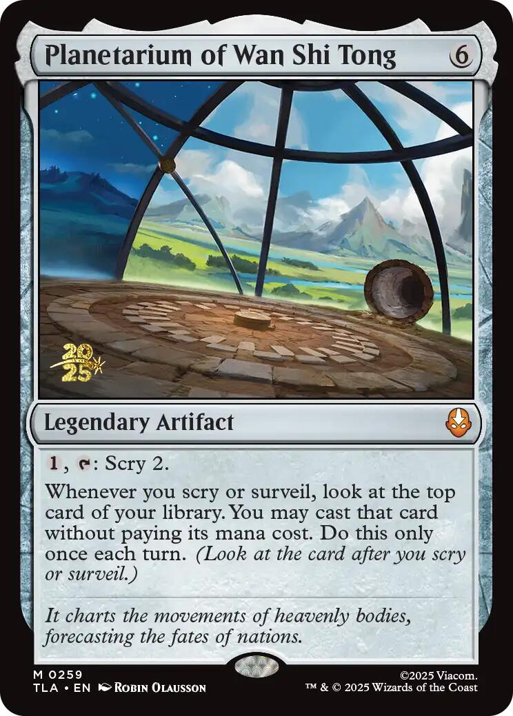 Planetarium of Wan Shi Tong [Avatar: The Last Airbender Prerelease Cards] | Deep Dive Games St. Marys