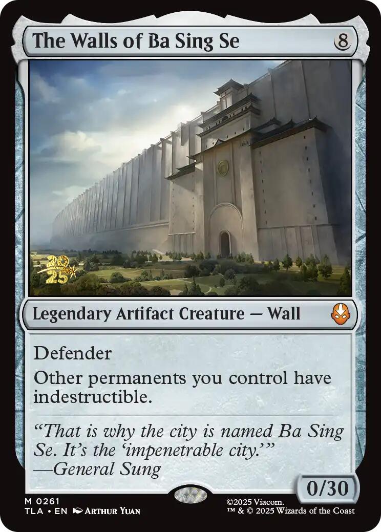 The Walls of Ba Sing Se [Avatar: The Last Airbender Prerelease Cards] | Deep Dive Games St. Marys