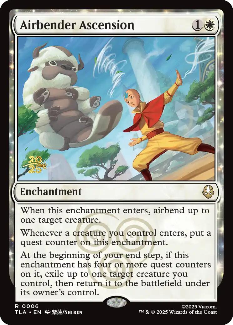 Airbender Ascension [Avatar: The Last Airbender Prerelease Cards] | Deep Dive Games St. Marys