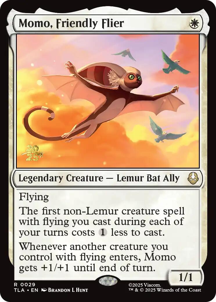 Momo, Friendly Flier [Avatar: The Last Airbender Prerelease Cards] | Deep Dive Games St. Marys