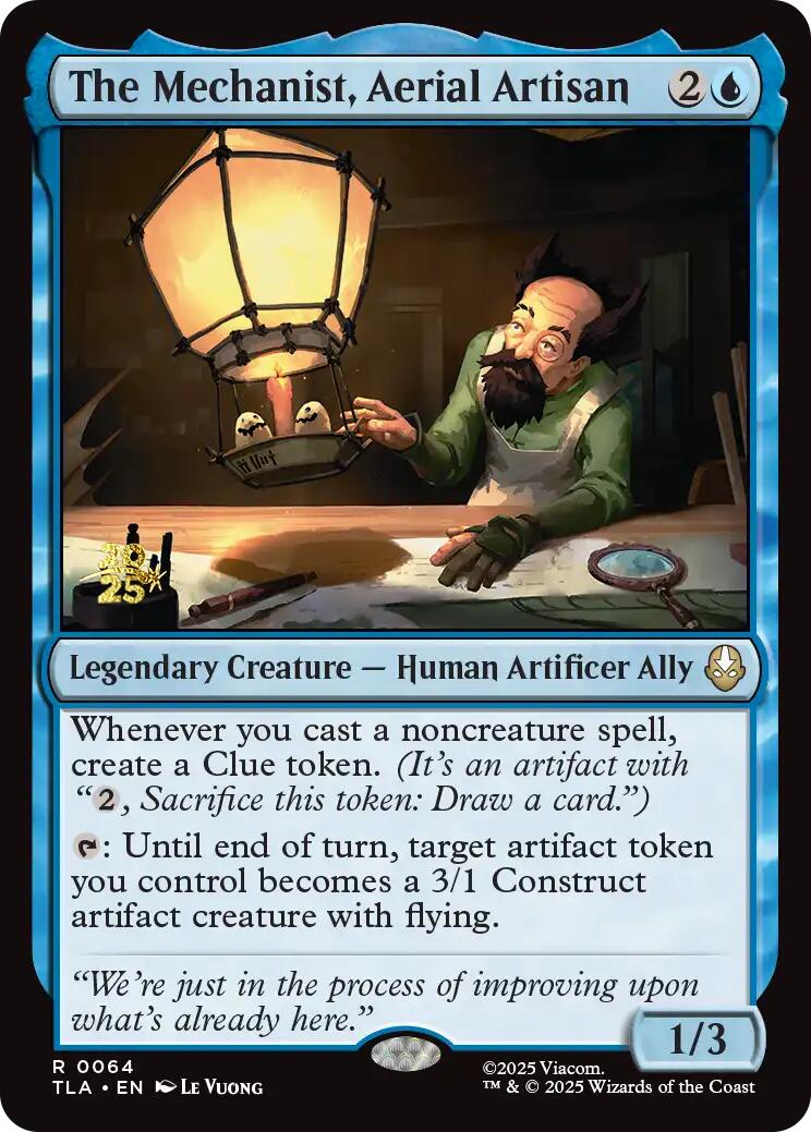 The Mechanist, Aerial Artisan [Avatar: The Last Airbender Prerelease Cards] | Deep Dive Games St. Marys