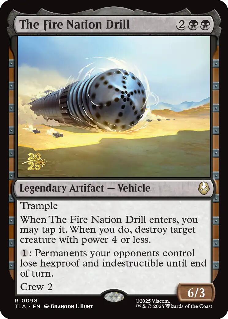 The Fire Nation Drill [Avatar: The Last Airbender Prerelease Cards] | Deep Dive Games St. Marys