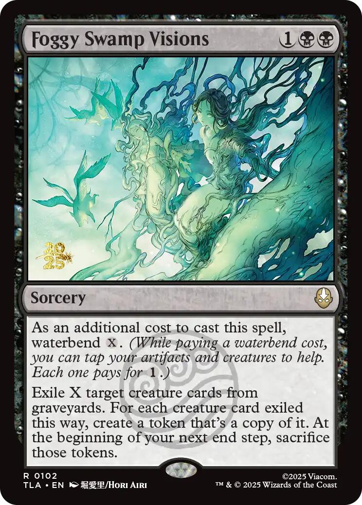 Foggy Swamp Visions [Avatar: The Last Airbender Prerelease Cards] | Deep Dive Games St. Marys