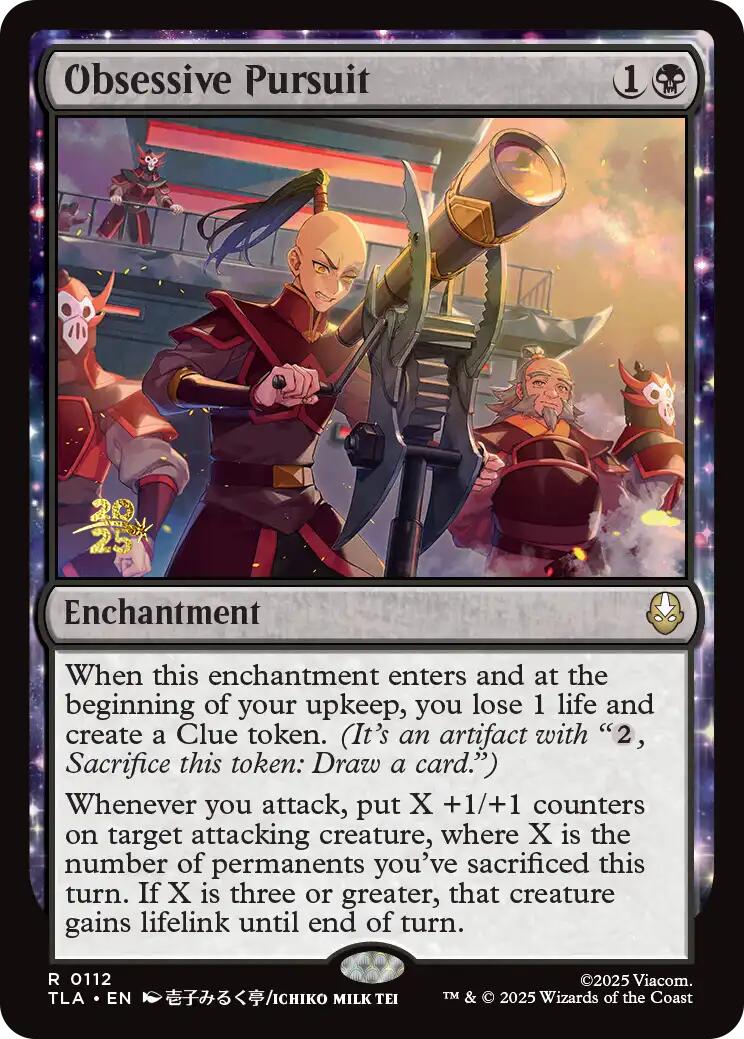 Obsessive Pursuit [Avatar: The Last Airbender Prerelease Cards] | Deep Dive Games St. Marys