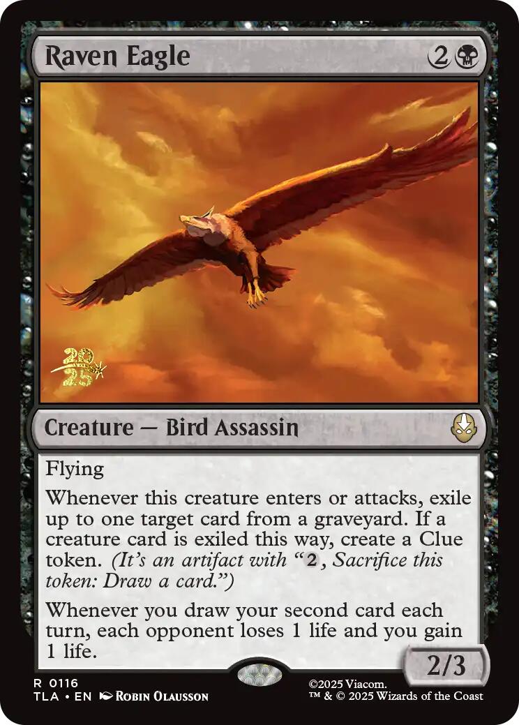 Raven Eagle [Avatar: The Last Airbender Prerelease Cards] | Deep Dive Games St. Marys