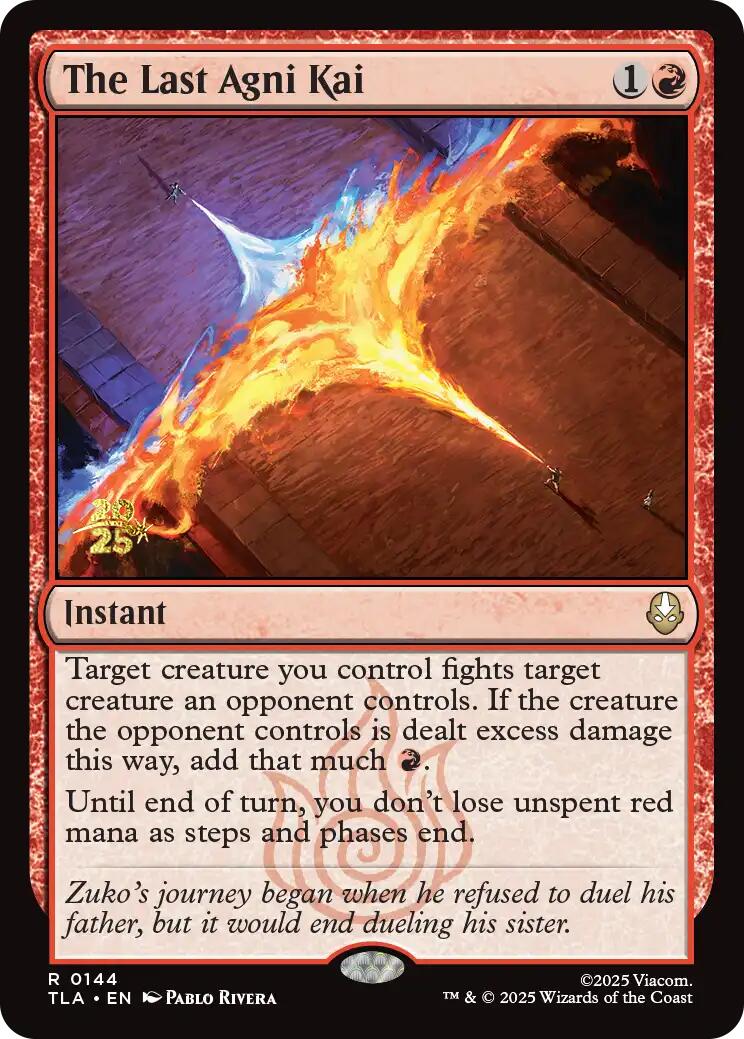 The Last Agni Kai [Avatar: The Last Airbender Prerelease Cards] | Deep Dive Games St. Marys