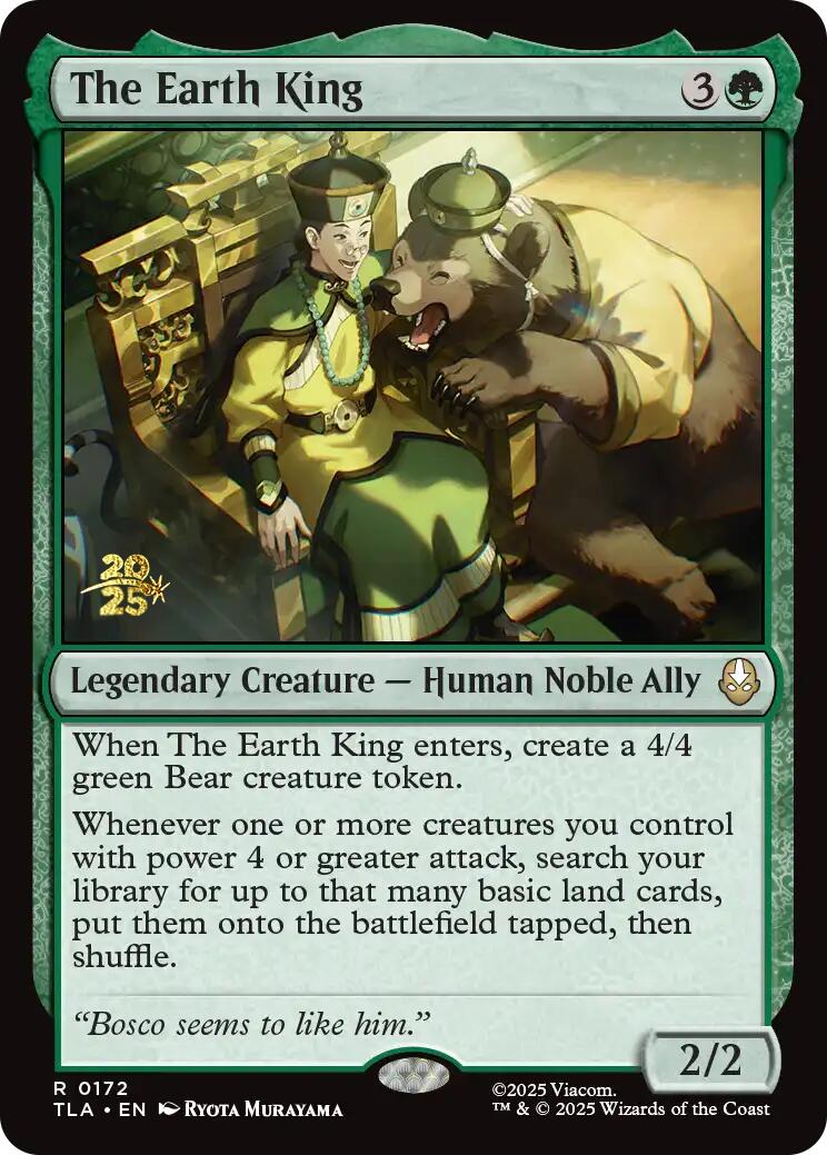 The Earth King [Avatar: The Last Airbender Prerelease Cards] | Deep Dive Games St. Marys