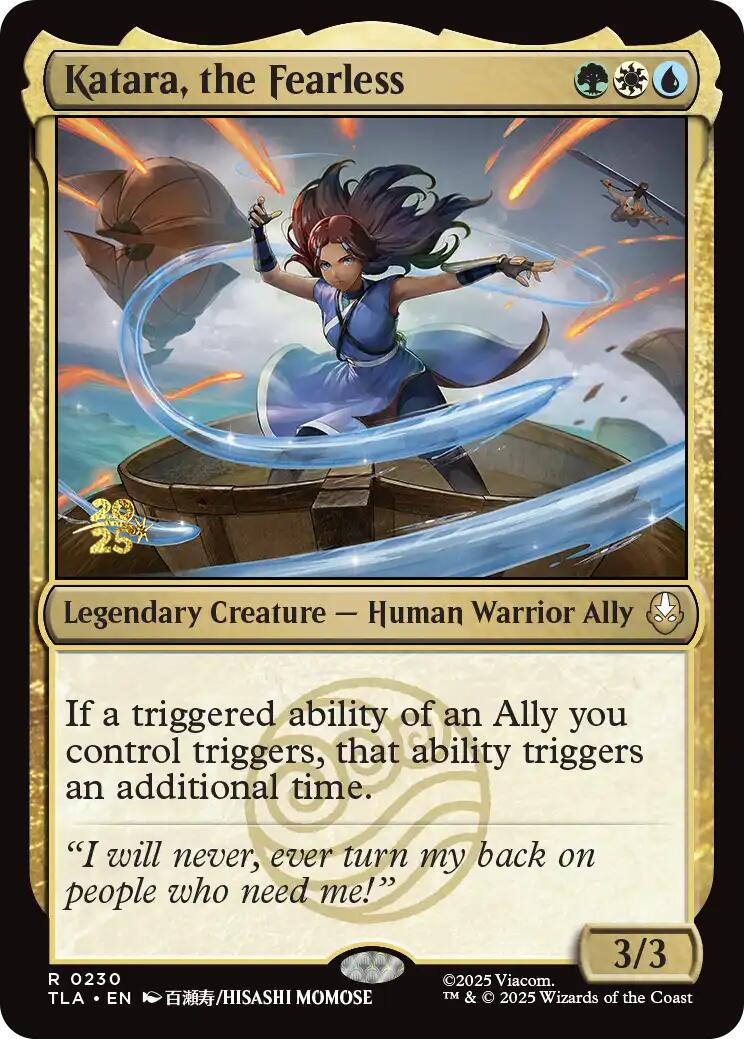 Katara, the Fearless [Avatar: The Last Airbender Prerelease Cards] | Deep Dive Games St. Marys