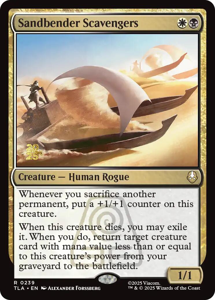Sandbender Scavengers [Avatar: The Last Airbender Prerelease Cards] | Deep Dive Games St. Marys