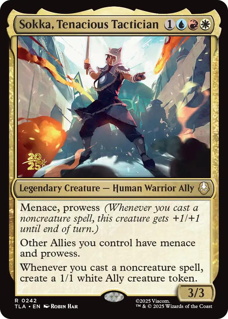 Sokka, Tenacious Tactician [Avatar: The Last Airbender Prerelease Cards] | Deep Dive Games St. Marys