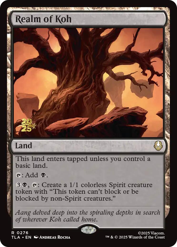 Realm of Koh [Avatar: The Last Airbender Prerelease Cards] | Deep Dive Games St. Marys