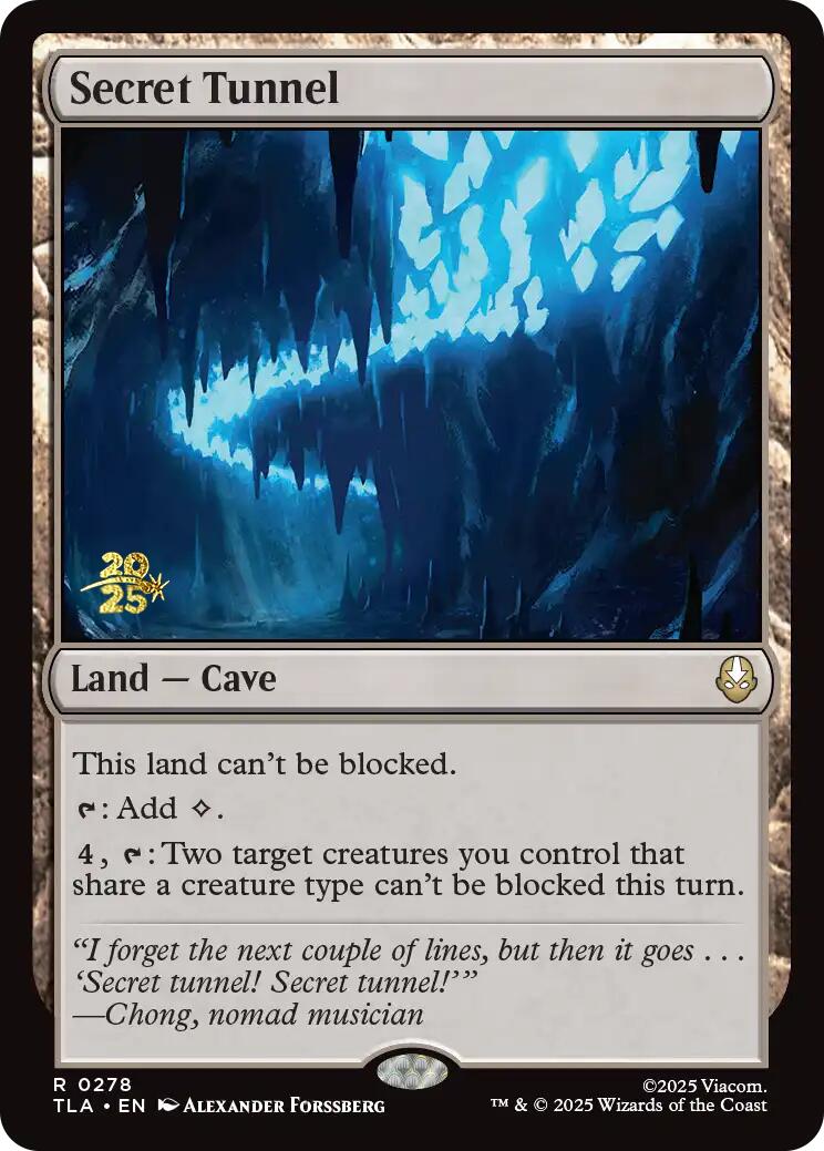 Secret Tunnel [Avatar: The Last Airbender Prerelease Cards] | Deep Dive Games St. Marys