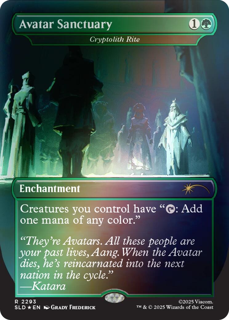 Avatar Sanctuary - Cryptolith Rite (Rainbow Foil) [Secret Lair Drop Series] | Deep Dive Games St. Marys