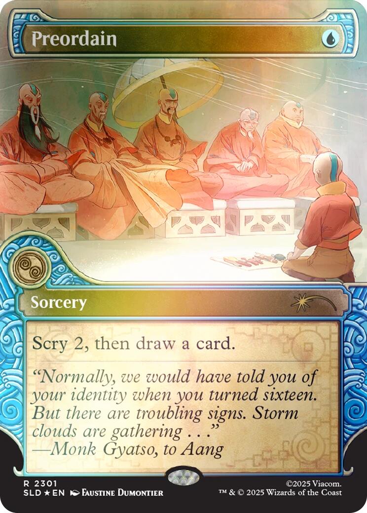 Preordain (2301) (Rainbow Foil) [Secret Lair Drop Series] | Deep Dive Games St. Marys