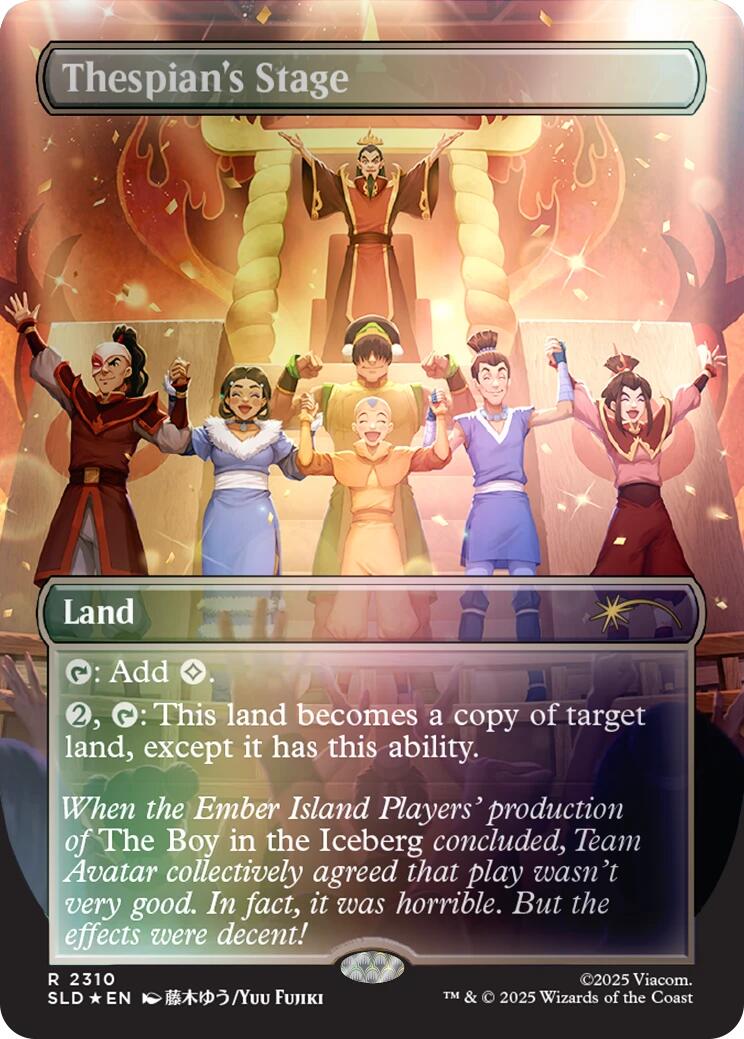 Thespian's Stage (2310) (Rainbow Foil) [Secret Lair Drop Series] | Deep Dive Games St. Marys