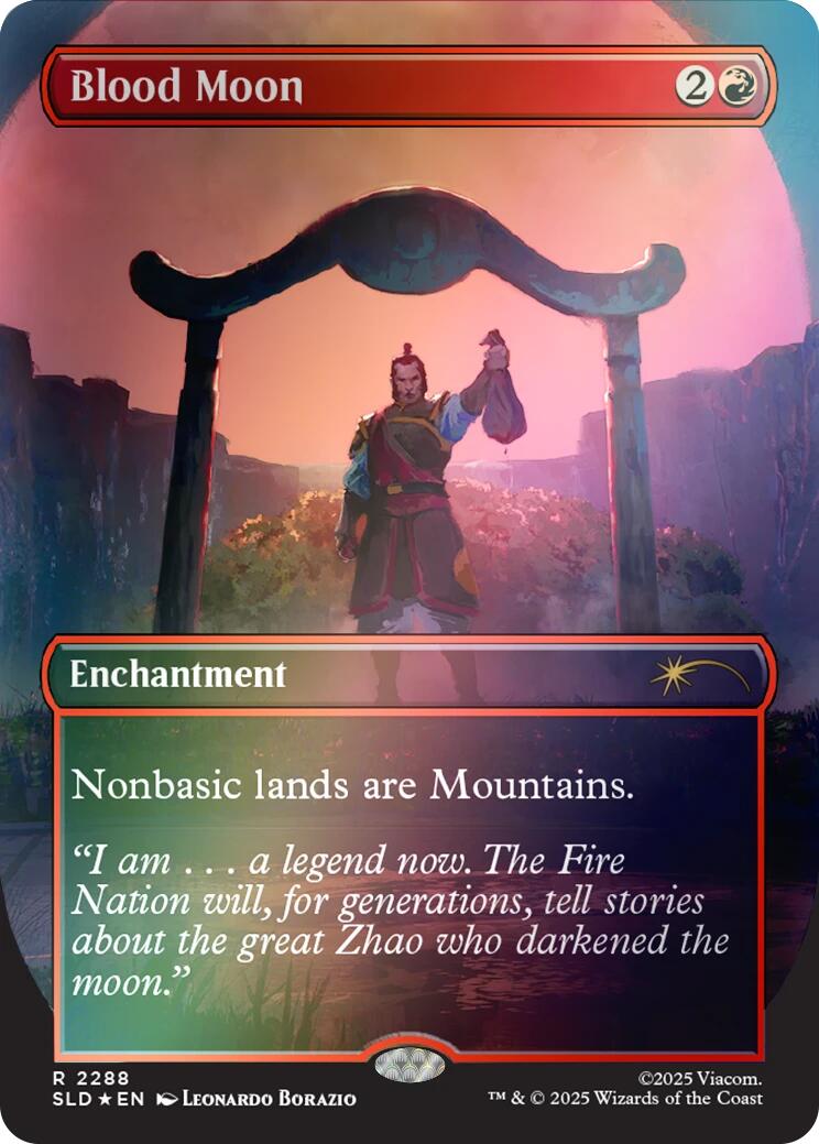 Blood Moon (Rainbow Foil) [Secret Lair Drop Series] | Deep Dive Games St. Marys