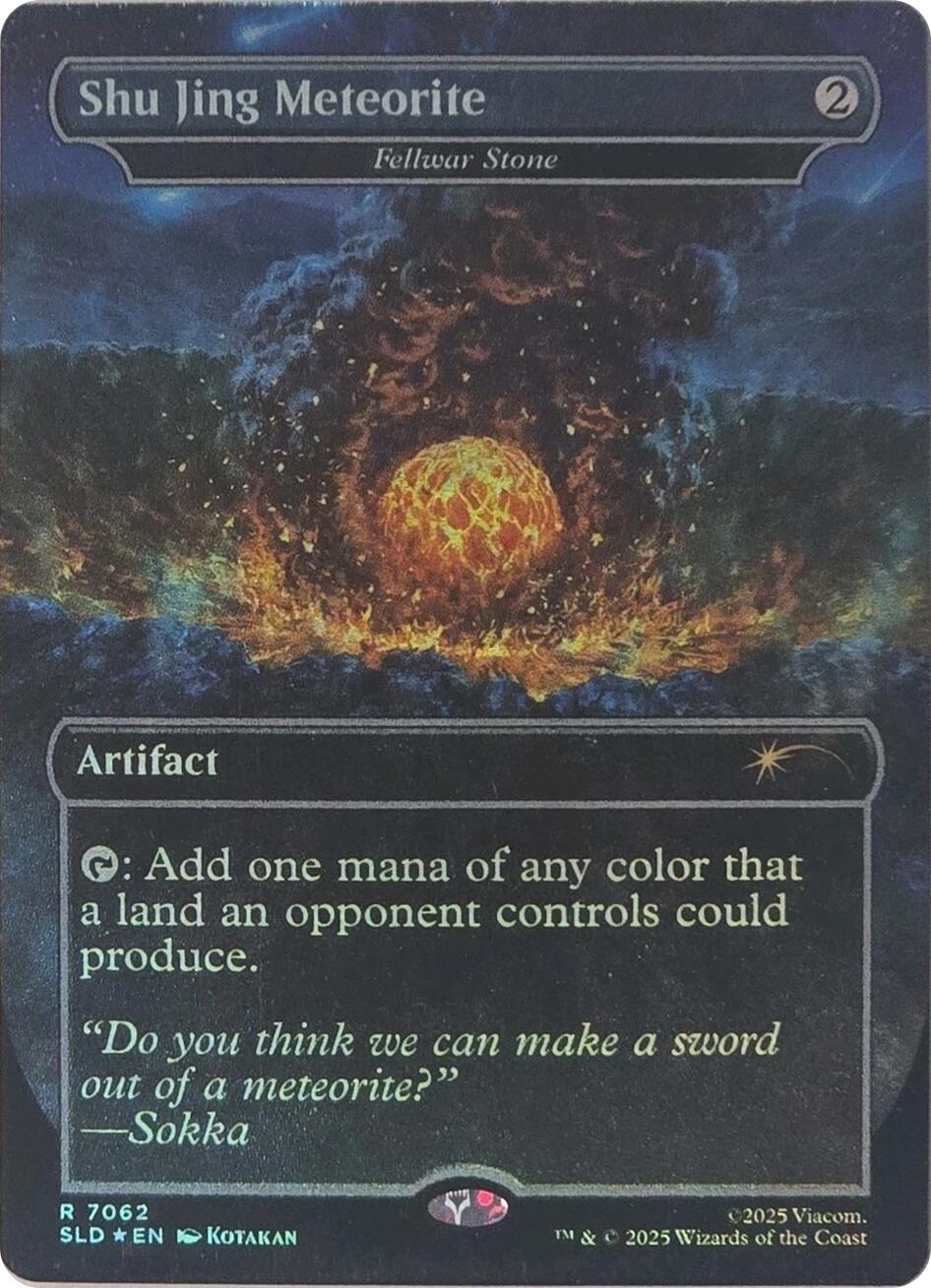 Shu Jing Meteorite - Fellwar Stone (Rainbow Foil) [Secret Lair Drop Series] | Deep Dive Games St. Marys