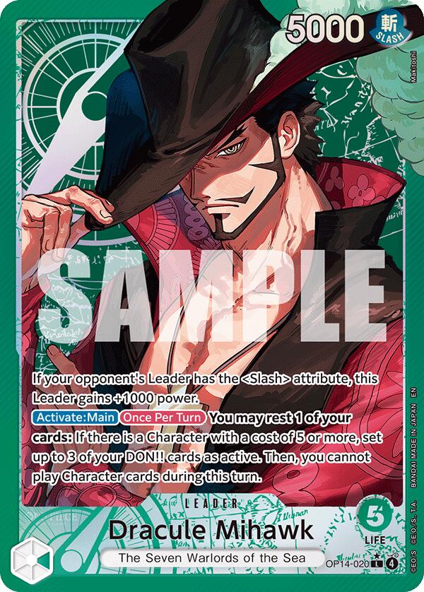 Dracule Mihawk (Alternate Art) [The Azure Sea's Seven] | Deep Dive Games St. Marys