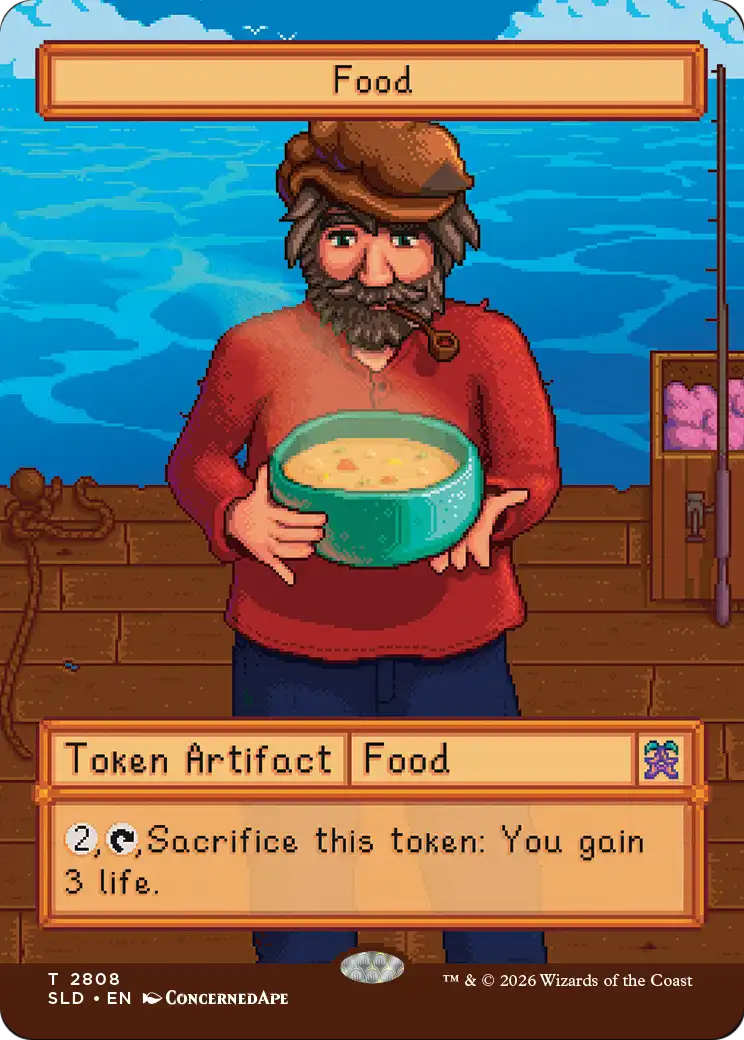 Food Token (2808) [Secret Lair Drop Series] | Deep Dive Games St. Marys