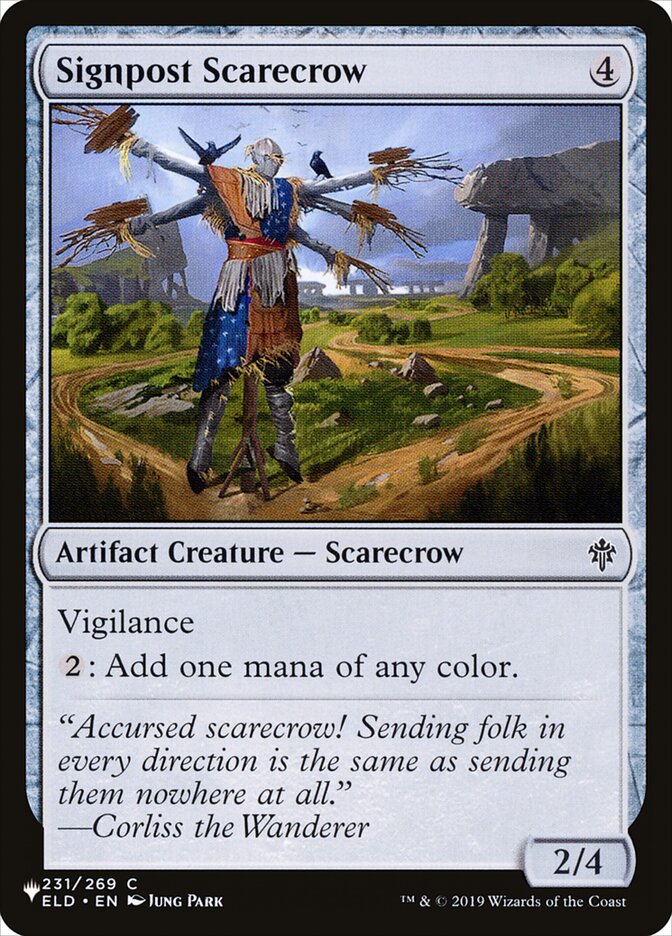 Signpost Scarecrow [The List] | Deep Dive Games St. Marys