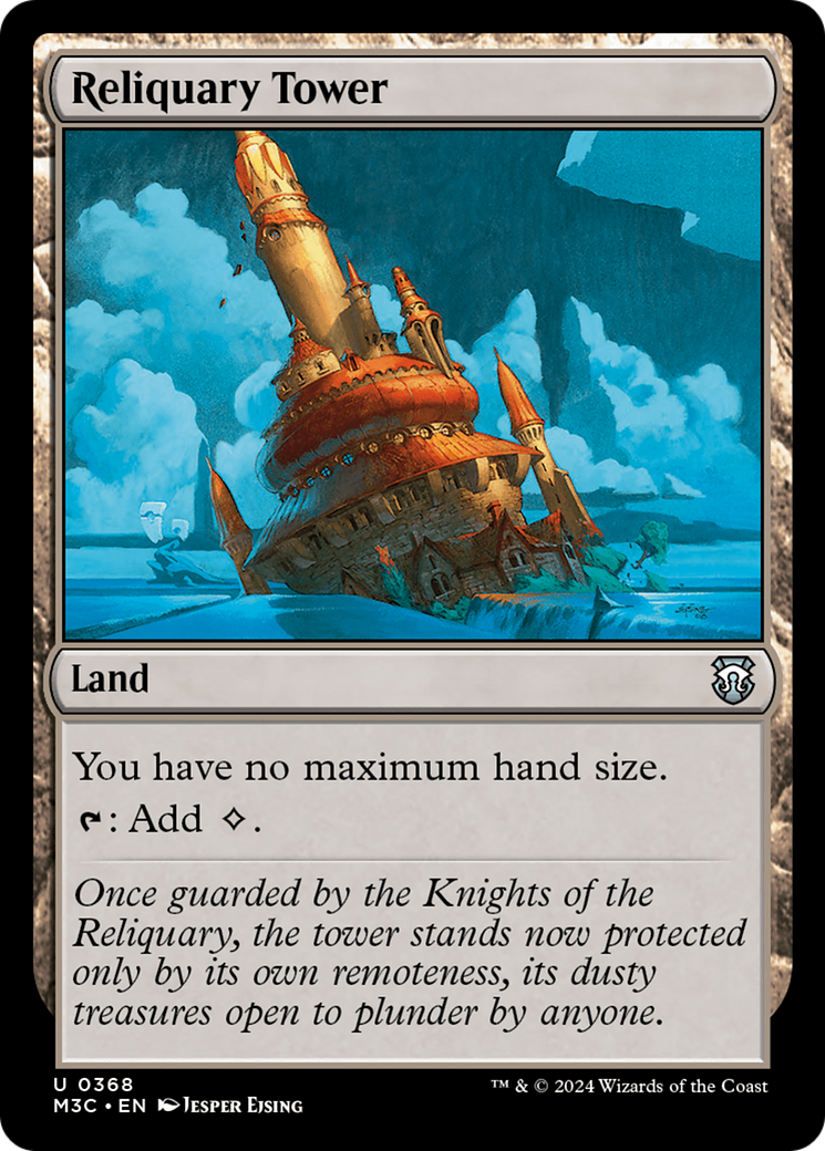 Reliquary Tower (Ripple Foil) [Modern Horizons 3 Commander] | Deep Dive Games St. Marys