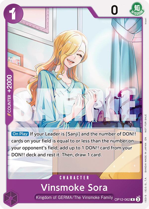 Vinsmoke Sora (Tournament Pack 2026 Vol. 1) [One Piece Promotion Cards] | Deep Dive Games St. Marys