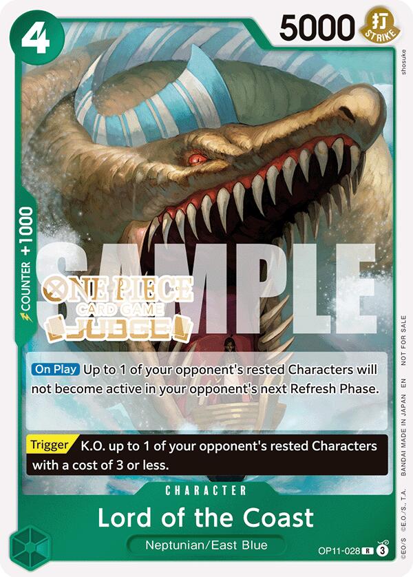 Lord of the Coast (Judge Pack Vol. 7) [One Piece Promotion Cards] | Deep Dive Games St. Marys
