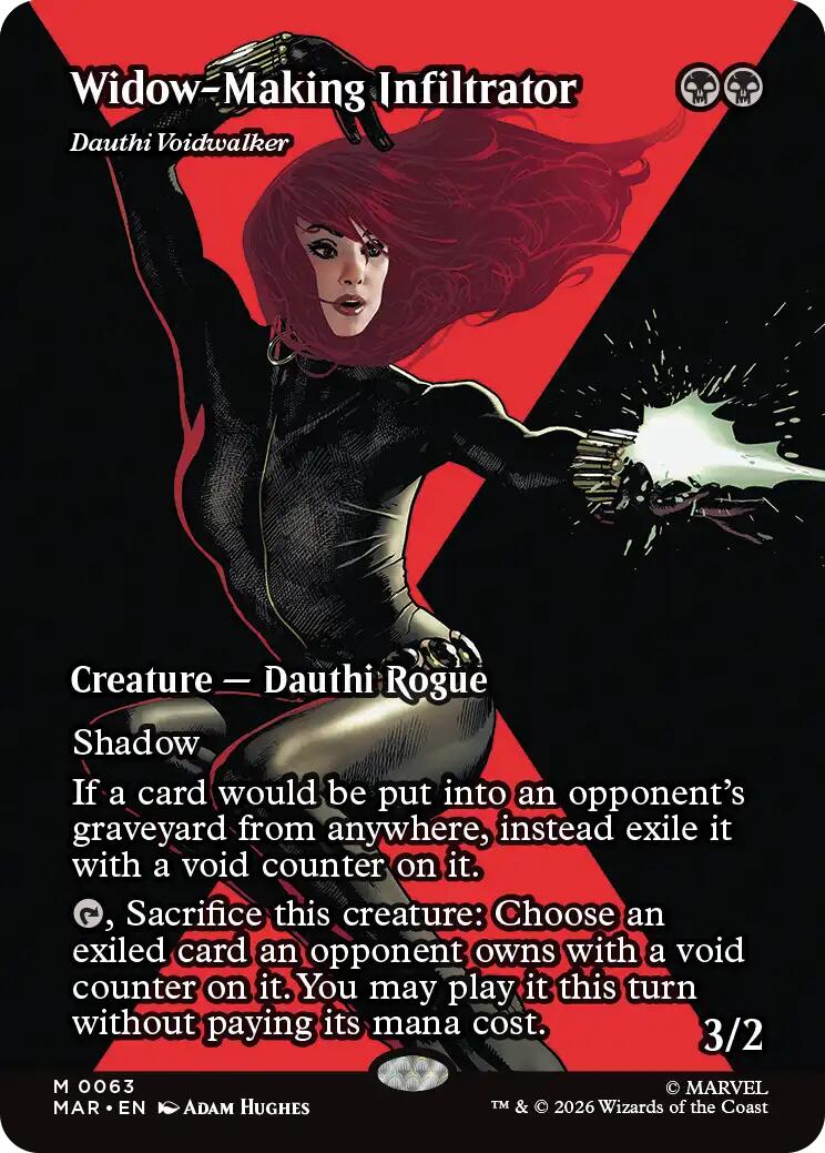 Widow-Making Infiltrator - Dauthi Voidwalker (Borderless) [Marvel Universe: Eternal-Legal] | Deep Dive Games St. Marys