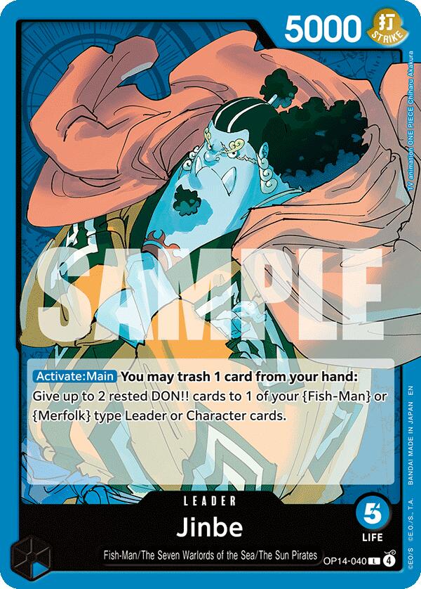 Jinbe (OP14-040) [The Azure Sea's Seven] | Deep Dive Games St. Marys